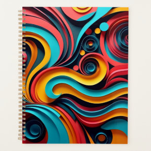 Papercut Vagues colorées