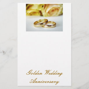 Papeterie 50E Anniversaire De Mariage D'Or