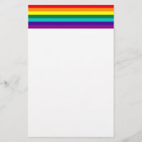 7 bandes Arc-en-ciel Gay pride Drapeau
