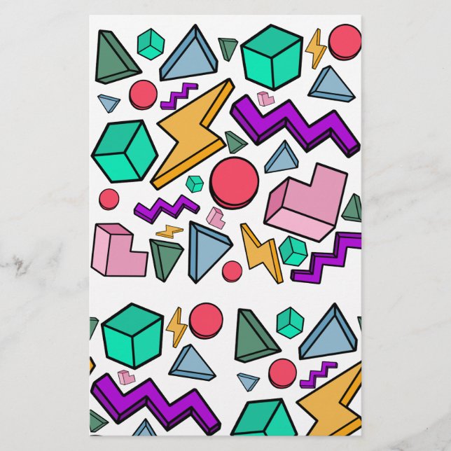 Papeterie 80s esthétique Vintage rétro (Devant)