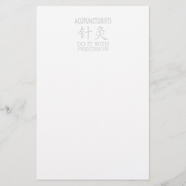 Papeterie Acupuncture humour (Devant)
