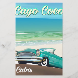 Papeterie Affiche de vacances cubaines à Cayo Coco