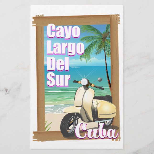Papeterie Affiche de vacances de Cayo Largo del Sur (Devant)