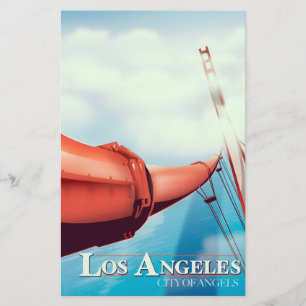 Papeterie Affiche de vacances "ville des Anges" de Los Angel