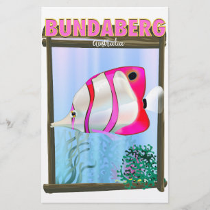 Papeterie Affiche de voyage à Bundaberg Australie