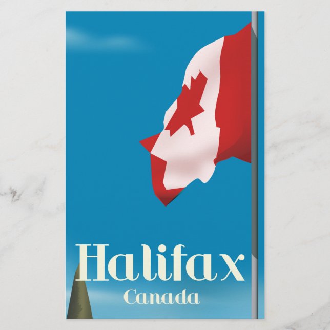 Papeterie Affiche de voyage à Halifax Canada (Devant)