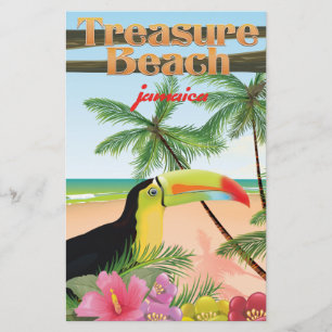 Papeterie Affiche de voyage à Treasure Beach, Jamaïque