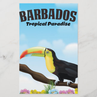 Papeterie Affiche de voyage Barbados Tropical Paradise