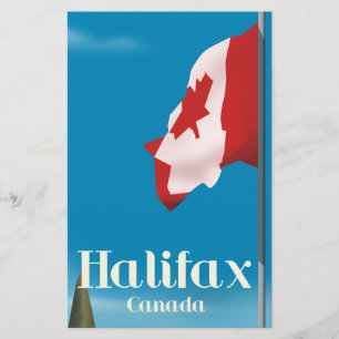 Papeterie Affiche de voyage de Halifax Canada