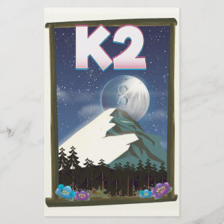 Papeterie Affiche de voyage K2 Mountain