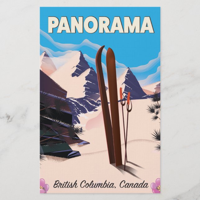 Papeterie Affiche de voyage Panorama Canada (Devant)