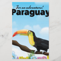 Affiche de voyage Toucan du Paraguay