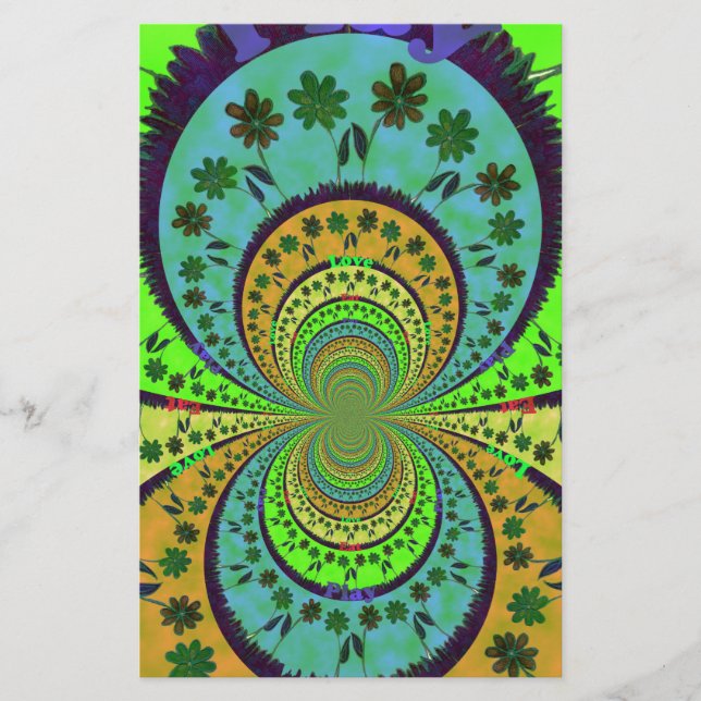 Papeterie Africain traditionnel Hakuna Matata Couleurs.png (Devant)