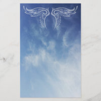 Ailes décoratives sur le nuage photo