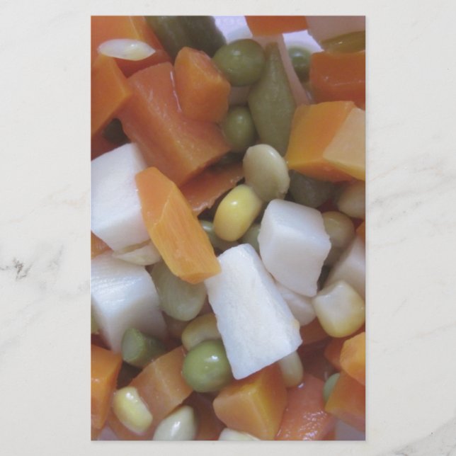 Papeterie Aimer les légumes mixtes (Devant)