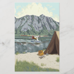 Papeterie Alaska Bush Avion Et Pêche Voyage