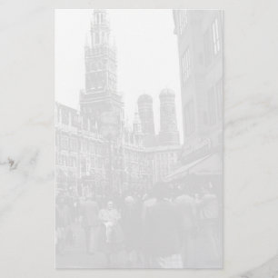 Papeterie Allemagne vintage Munich Frauenkirche Frauenplatz 