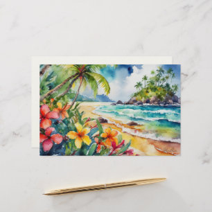 Papeterie Aloha hawaïen art tropical vierge