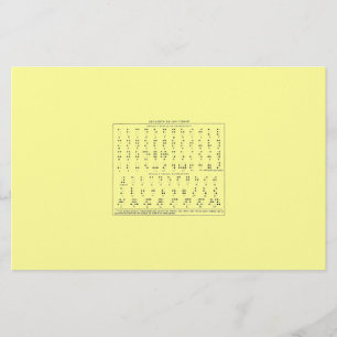 Papeterie Alphabet en braille fixe