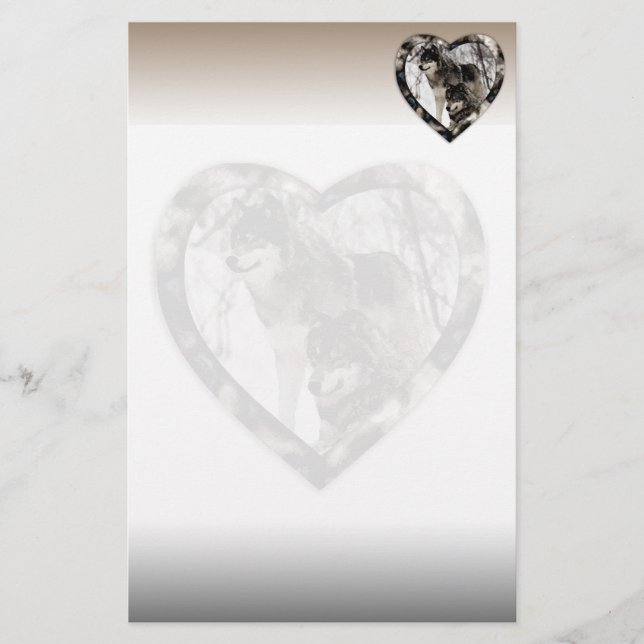 Papeterie Amant de loup (Devant)