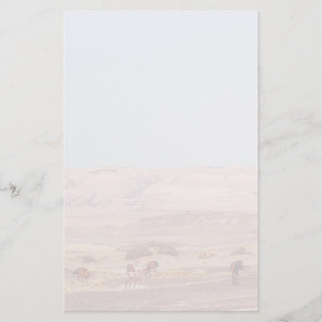 Papeterie American Desert Horses P8670 (Devant)