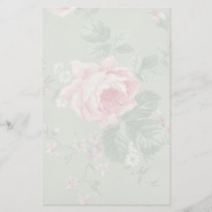 Papeterie amortie de rose de rose