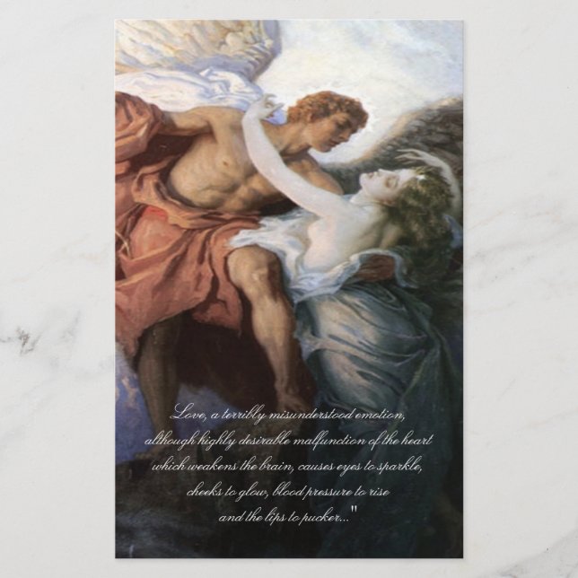 Papeterie Amour avec un ange (Devant)