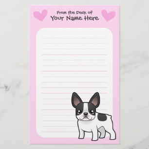 Papeterie Amour de bouledogue français