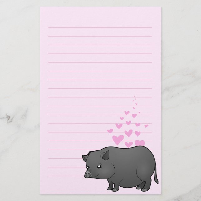 Papeterie Amour de Cochon Miniature (Devant)