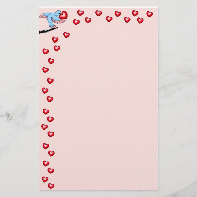 Papeterie Amour des oiseaux (Devant)