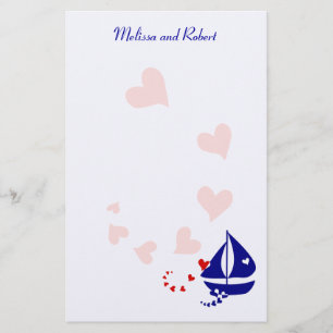 Papeterie Amour nautique