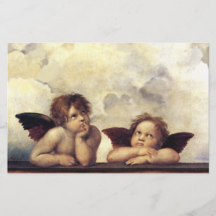 Papeterie ANGES / Cherubs ailés, Nuages Raffaello Sanzio