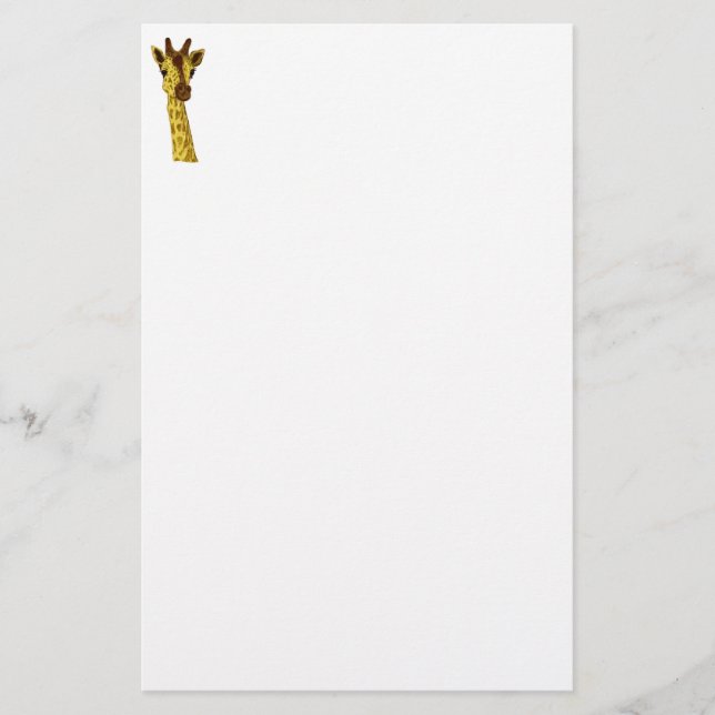 Papeterie Animal - girafe (sans contexte) (Devant)
