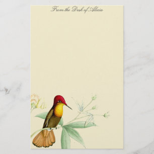 Papeterie Animaux floraux de faune de fleurs d'oiseaux de