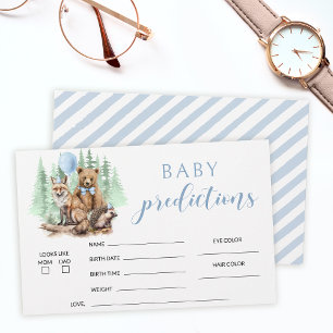 Papeterie Animaux forestiers des forêts baby showers prédict