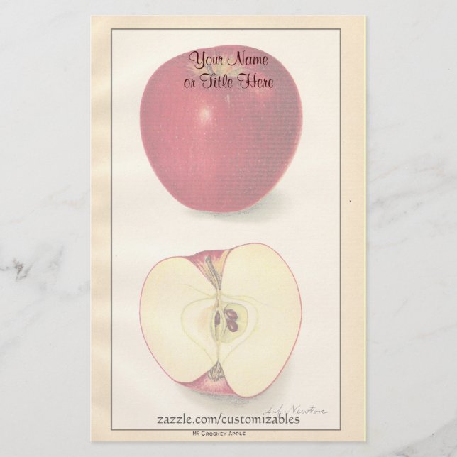 Papeterie Apple vintage (Devant)
