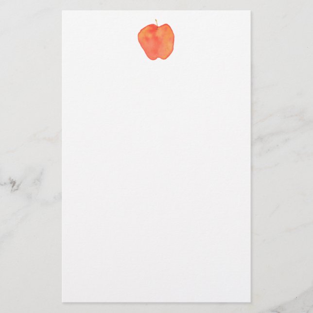 Papeterie Aquarelle Apple (Devant)