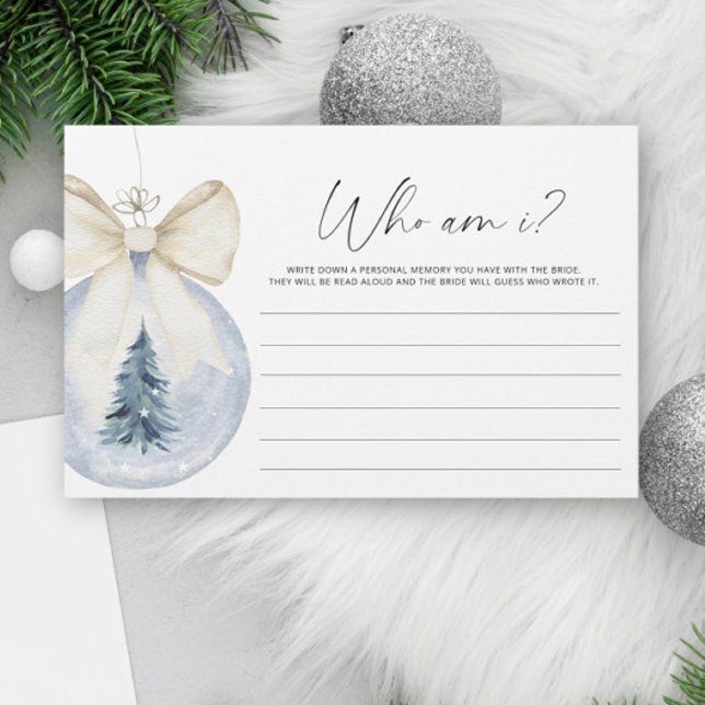 Papeterie Aquarelle arc hiver Qui suis-je jeu de douche nupt (Créateur téléchargé)