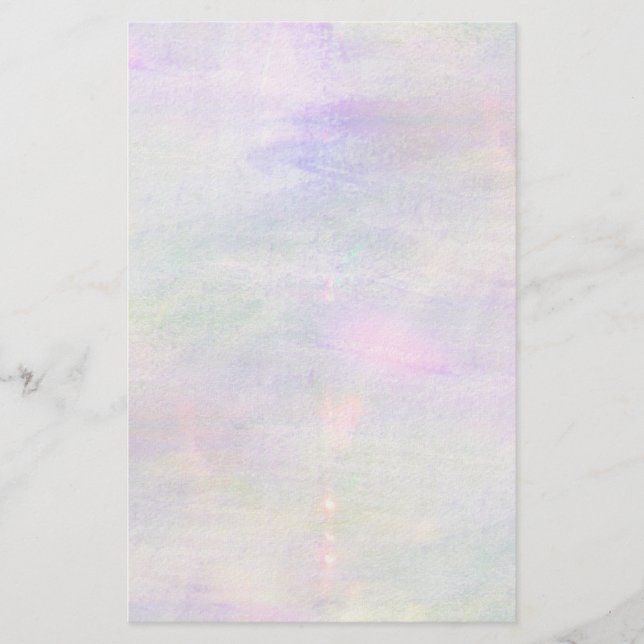 Papeterie aquarelle bleue et rose sans couture de jaune (Devant)