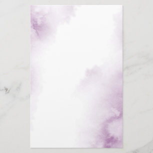 Papeterie Aquarelle molle Plum Mauve Abstraite cadre