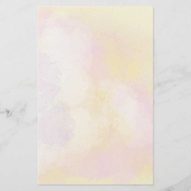 Papeterie Aquarelles abstraites - arrière - plan orange (Devant)