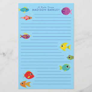 Papeterie Aquarium tropical Fish Cute Kid's