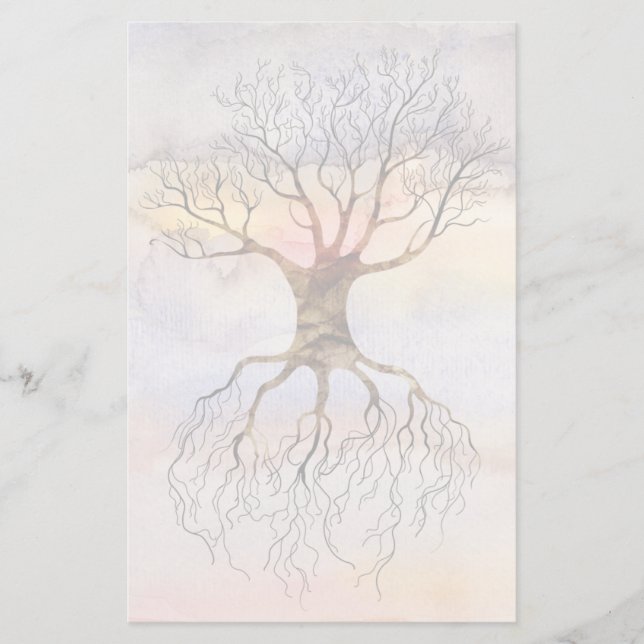 Papeterie Arbre contre le ciel (Devant)