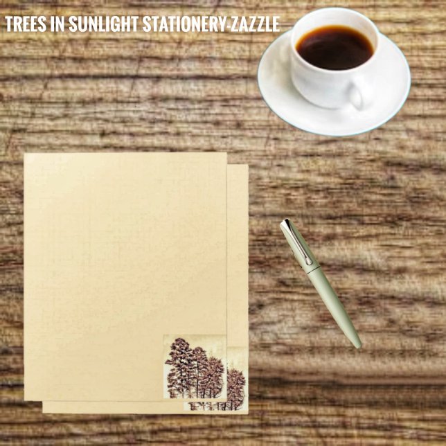 Papeterie Arbres au soleil  (Créateur téléchargé)