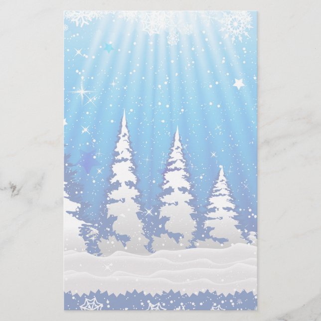 Papeterie Arbres de Noël (Devant)