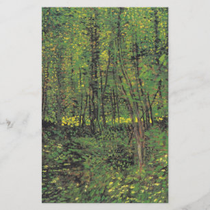 Papeterie Arbres et sous-bois par Van Gogh