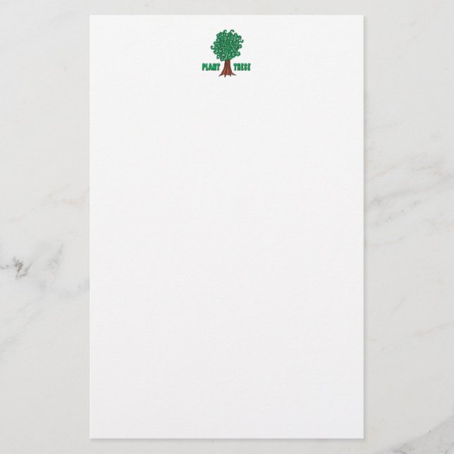 Papeterie Arbres plantes (Devant)