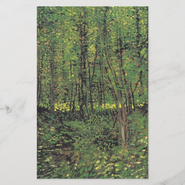 Papeterie Arbres & Sous-bois par Van Gogh (Devant)