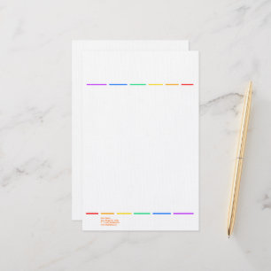 Papeterie Arc-en-ciel minimal 