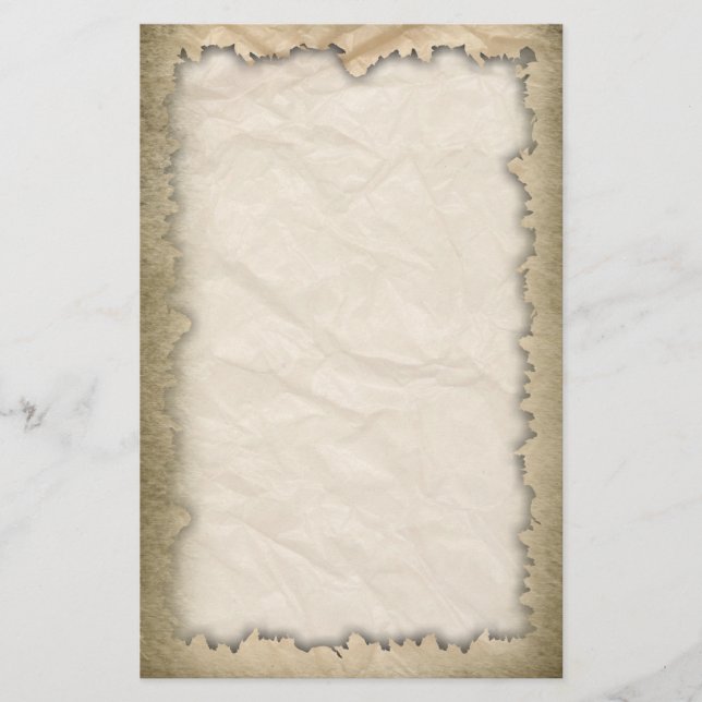 Papeterie Arêtes brûlées sur papier à crinière (Devant)